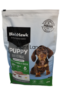 B/HWK PUPPY SML BR CHICK & RICE 10KG