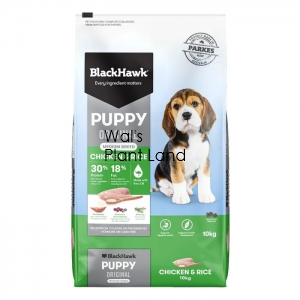 B/HWK PUPPY MED BR CHICKEN & RICE 10KG