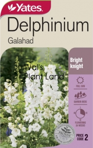 DELPHINIUM GALAHAD SEED PACKET