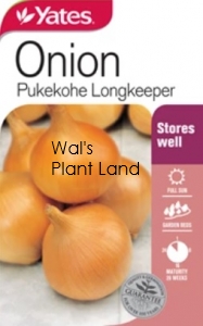 ONION PUKEKOHE LONGKEEPER NZ SEED PACKET