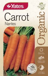 ORGANIC CARROT NANTES SEED PACKET