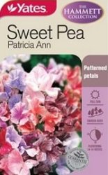 SWEET PEA HAMMETT'S PATRICIA ANN SEED PACKET