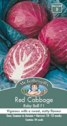 CABBAGE RUBY RED BALL F1 SEED PACKET