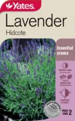 LAVENDER HIDCOTE SEED PACKET