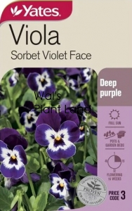 VIOLA SORBET VIOLET FACE NZ SEED PACKET