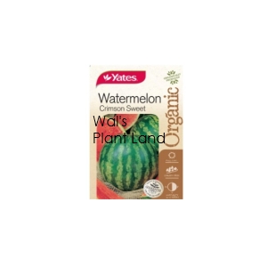 WATERMELON ORGANIC CRIMSON SWEET SEED PACKET