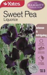 SWEET PEA HAMMETT'S LIQUORICE SEED PACKET