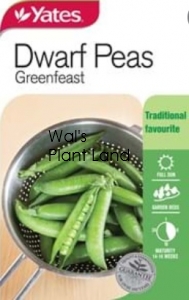 PEAS GREENFEAST NZ SEED PACKET