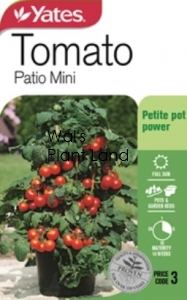 TOMATO PATIO NZ SEED PACKET