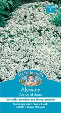 ALYSSUM CARPET OF SNOW SEED PACKET