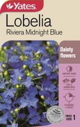 LOBELIA RIVIERA MIDNIGHT BLUE NZ SEED PACKET