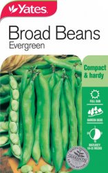 BROAD BEANS EVERGREEN NZ SEED PACKET