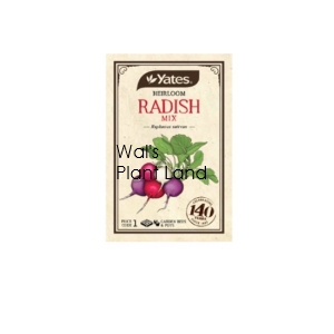 HEIRLOOM RADISH MIX SEED PACKET