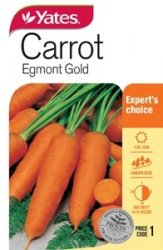 CARROT EGMONT GOLD SEED PACKET