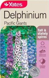 DELPHINIUM PACIFIC GIANTS SEED PACKET