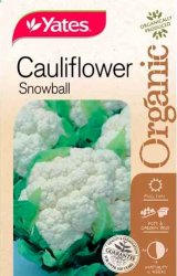 ORGANIC CAULIFLOWER SNOWBALL SEED PACKET