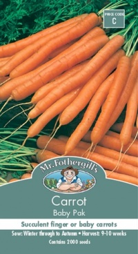 CARROT BABY PAK SEED PACKET