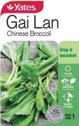 CHINESE BROCCOLI GAI LAN SEED PACKET