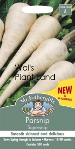 PARSNIP SUPERSNIP SEED PACKET