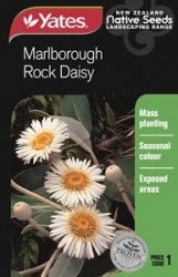 NATIVE MARLBOROUGH ROCK DAISY SEED PACKET