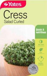 CRESS SALAD CURLED SEED PACKET