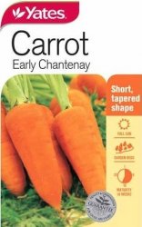 CARROT EARLY CHANTENAY SEED PACKET