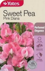 SWEET PEA PINK DIANA SEED PACKET