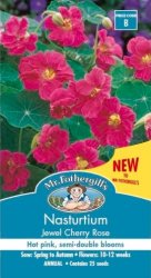 NASTURTIUM JEWEL CHERRY ROSE SEED PACKET