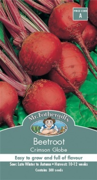 BEETROOT CRIMSON GLOBE SEED PACKET