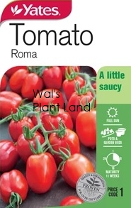 TOMATO ROMA NZ SEED PACKET