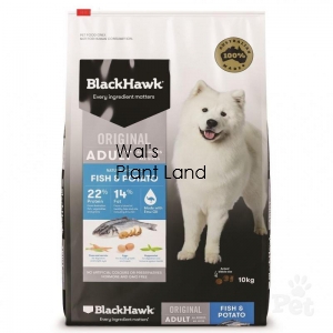 B/HWK DOG ADULT FISH & POTATO 10KG