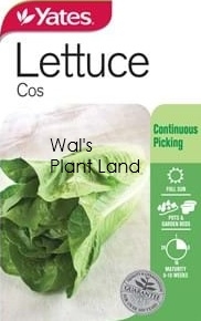 LETTUCE COS SEED PACKET