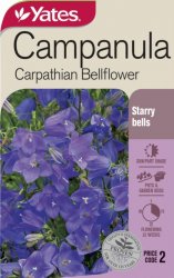 CAMPANULA CARPATHIAN BELLFLOWER SEED PACKET