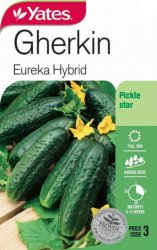 GHERKIN EUREKA HYBRID SEED PACKET