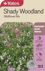 WILDFLOWER MIX SHADY WOODLAND NZ SEED PACKET