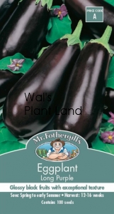 EGGPLANT LONG PURPLE SEED PACKET