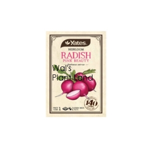 HEIRLOOM RADISH PINK BEAUTY SEED PACKET