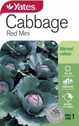 CABBAGE RED MINI NZ SEED PACKET