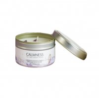 CALMNESS LAVENDER WITH AMETHYST CRYSTAL ENERGY CANDLE 80GM