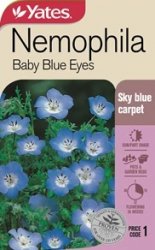 NEMOPHILA BABY BLUE EYES NZ SEED PACKET