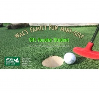 MINI GOLF STUDENT GIFT VOUCHER