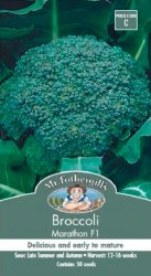 BROCCOLI MARATHON F1 SEED PACKET