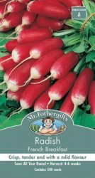 RADISH FRENCH BREAKFAST SEED PACKET