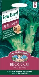 BROCCILI ITALIAN SPROUTING SEED TAPE