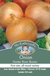 ONION HUNTER RIVER BROWN SEED PACKET