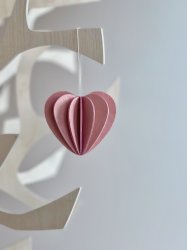 LOVI HEART LIGHT PINK MEDIUM 6.8CM