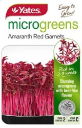 MICROGREEN AMARANTH RED GARNET SEED PACKET