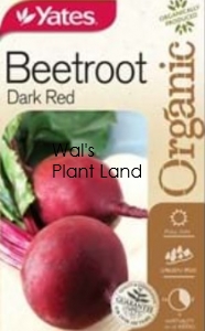 ORGANIC BEETROOT DARK RED NZ SEED PACKET