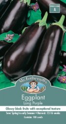 EGGPLANT LONG PURPLE SEED PACKET