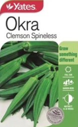 OKRA CLEMSON SPINELESS SEED PACKET